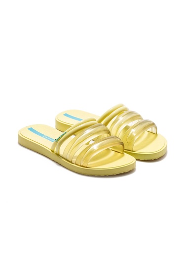  Puffer Tiras Kadın Terlik Sarı 35/42