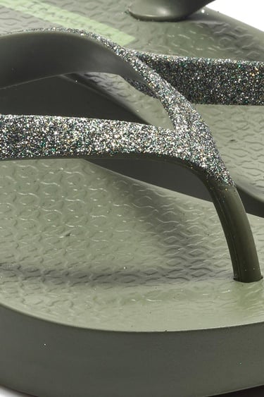  Mesh Chic Kadın Parmak Arası Terlik Yeşil 35/40