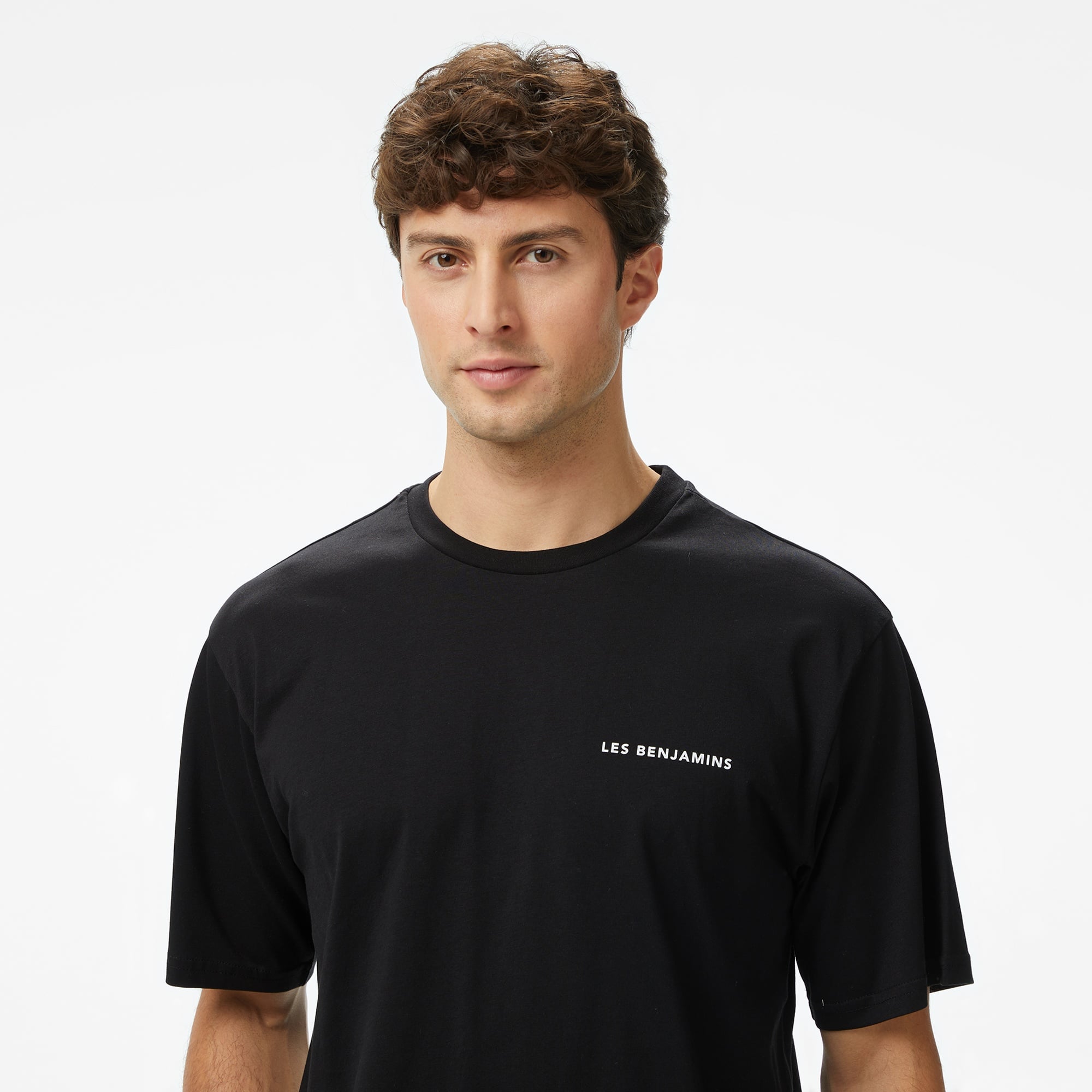 Les Benjamins Erkek Siyah T-Shirt