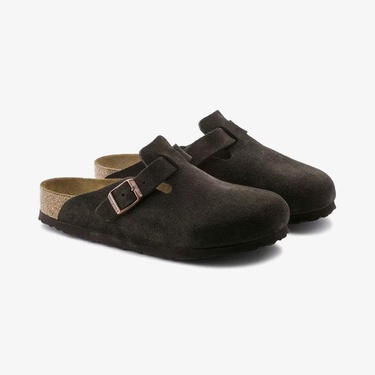 Birkenstock Boston Soft Footbed Unisex Yeşil Terlik