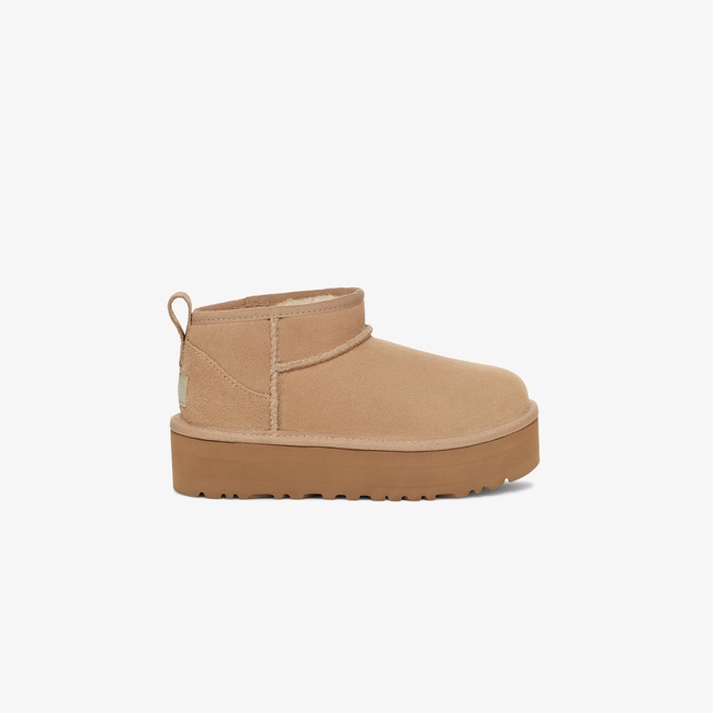  UGG Classic Ultra Mini Platform Çocuk Krem Bot