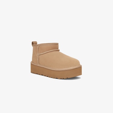  UGG Classic Ultra Mini Platform Çocuk Krem Bot