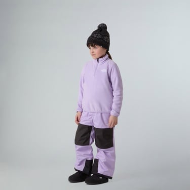  The North Face Teen Glacier 1/4 Zip Pullover Çocuk Mor Polar Ceket