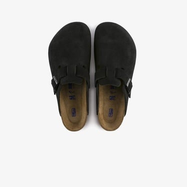  Birkenstock Boston Soft Footbed Unisex Siyah Terlik