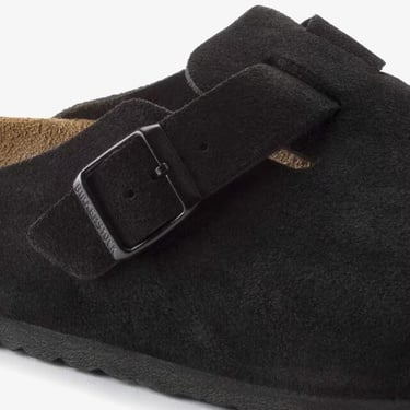  Birkenstock Boston Soft Footbed Unisex Siyah Terlik