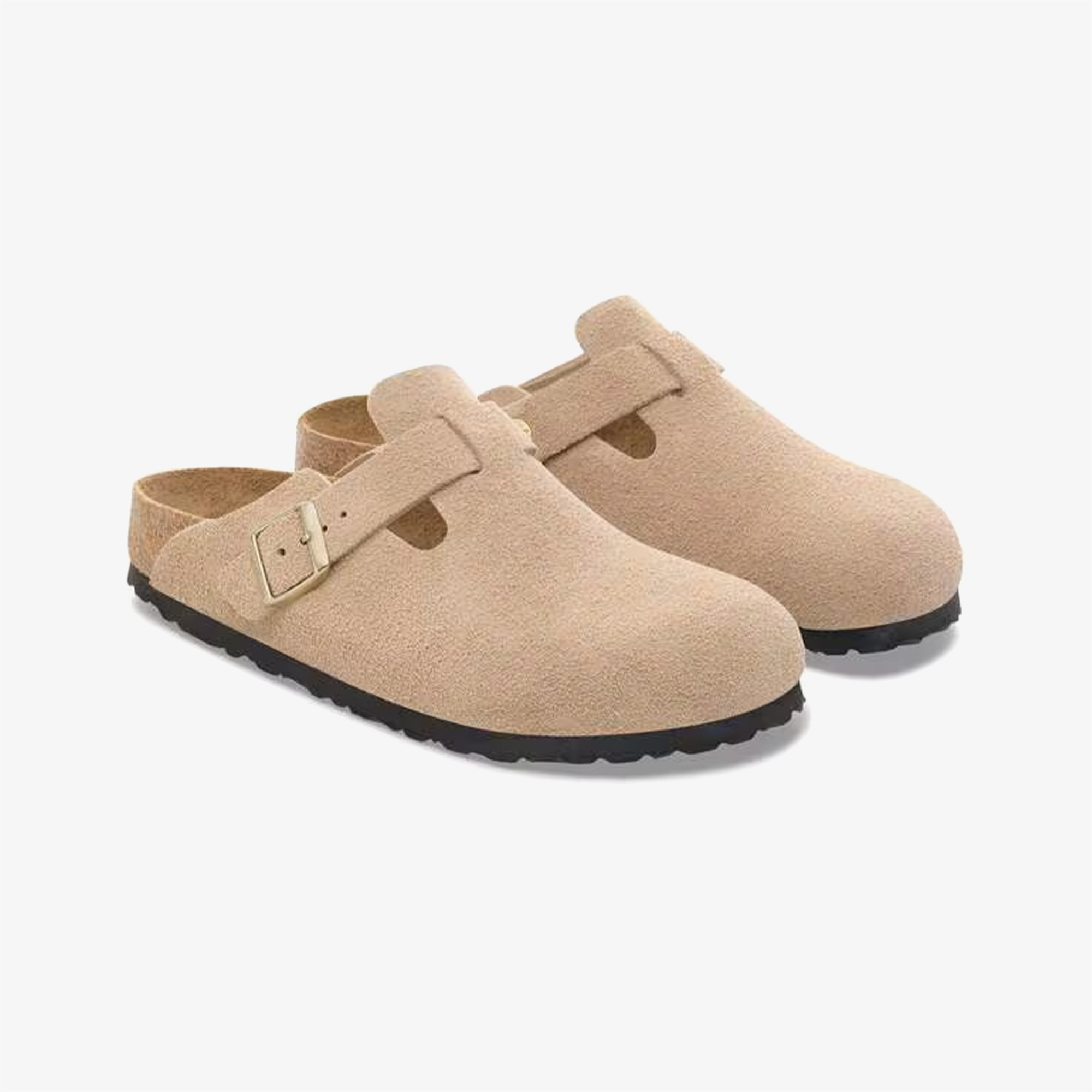 Birkenstock Boston Vl Kadın Bej Terlik
