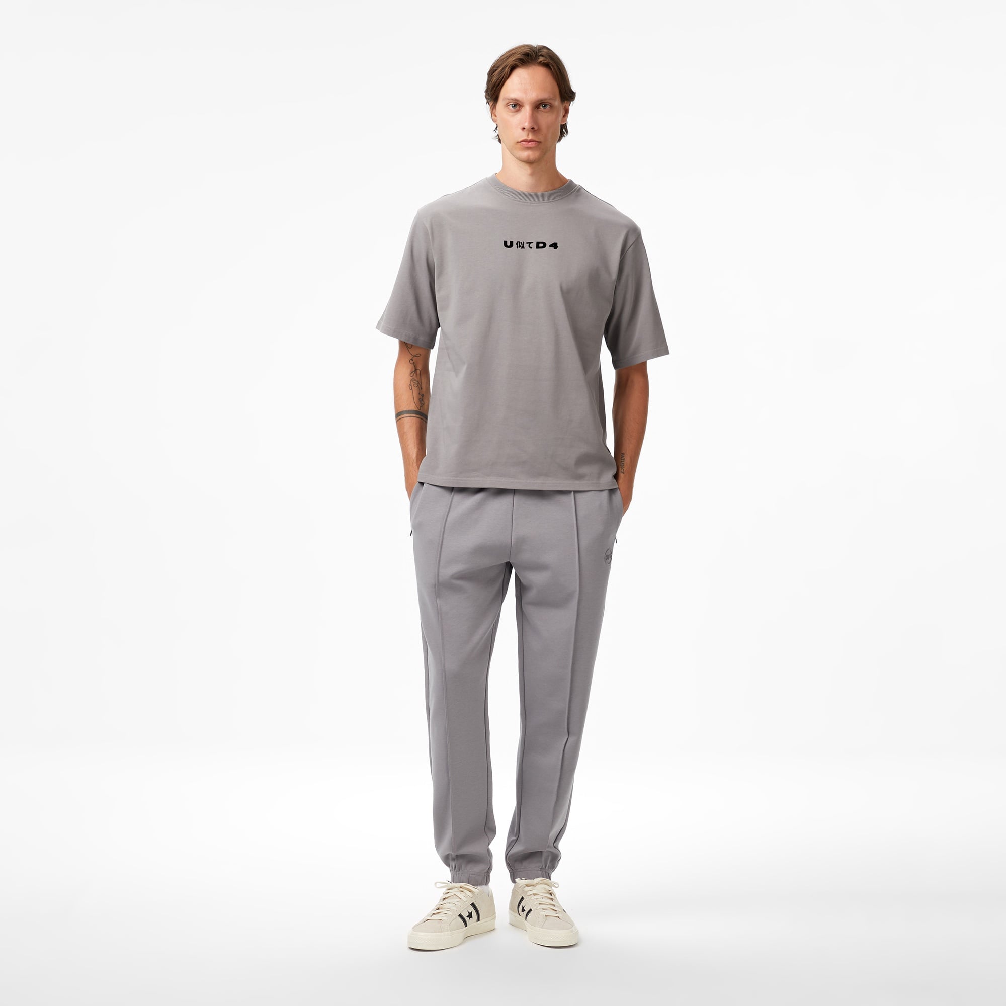 UNITED4 Erkek Gri T-Shirt