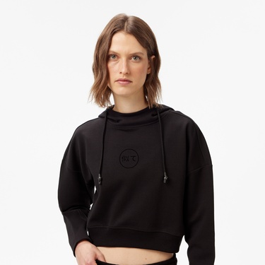  UNITED4 Classic Kadın Siyah Hoodie