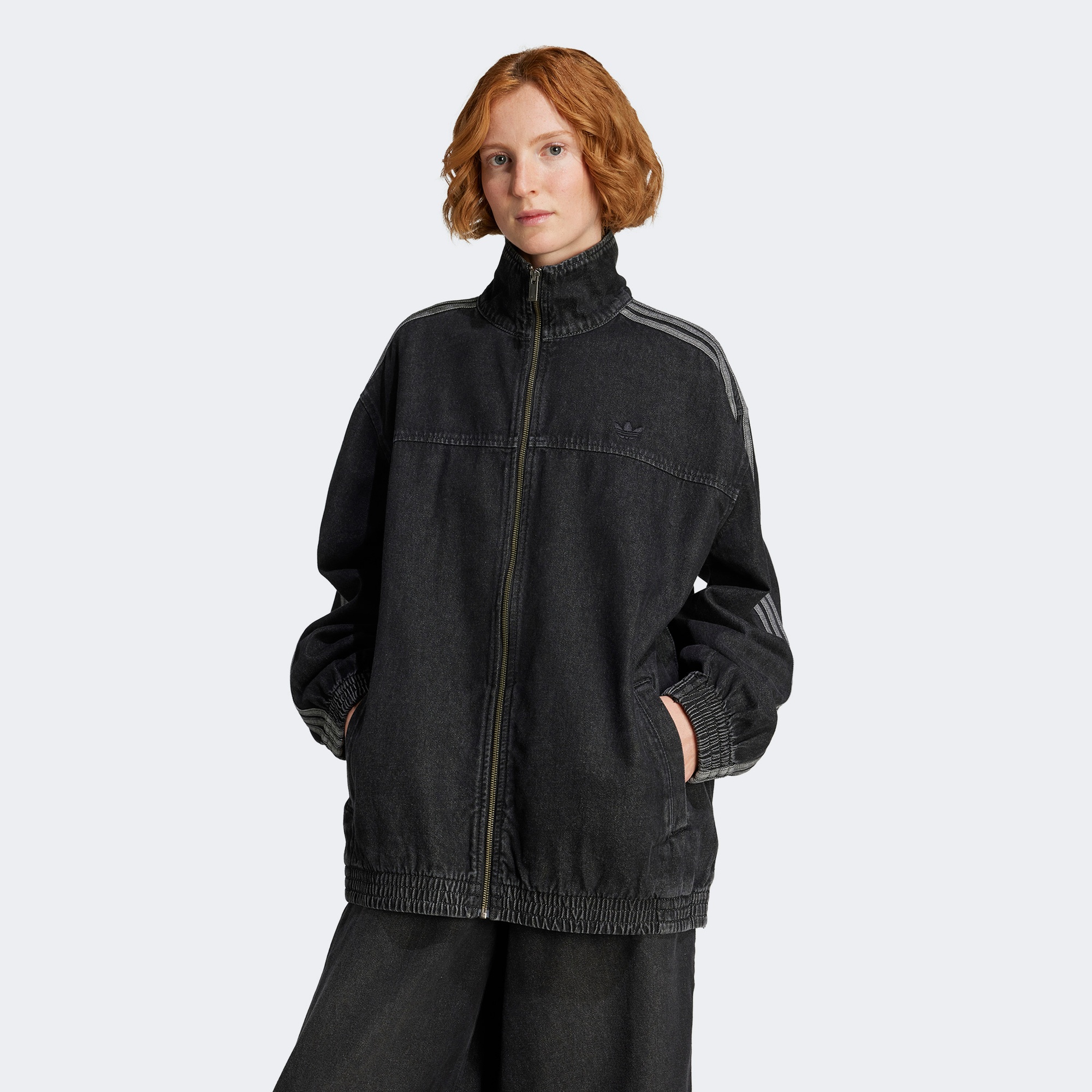 adidas Denim Os Tt Kadın Siyah Ceket