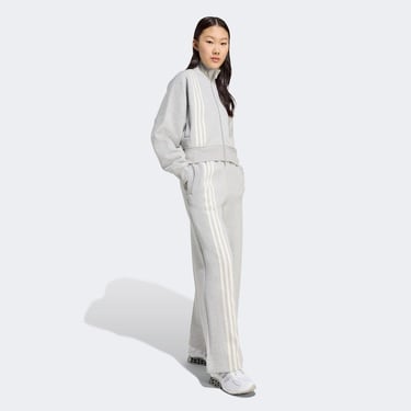  adidas 3 Stripes Zipup Kadın Gri Sweatshirt