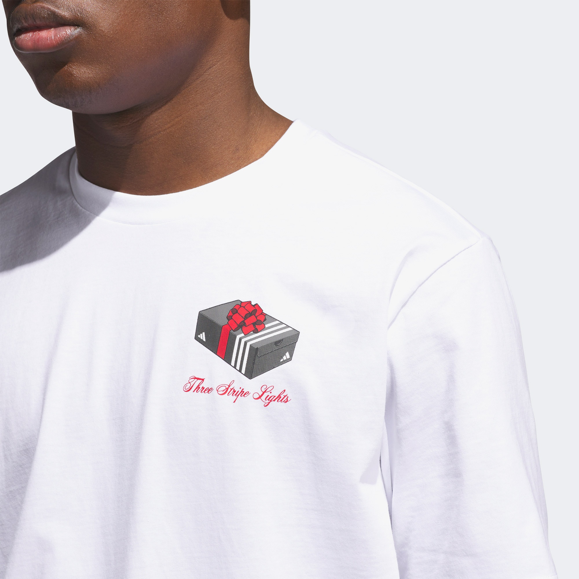 adidas M Hldy Gftbox T Erkek Beyaz T-Shirt