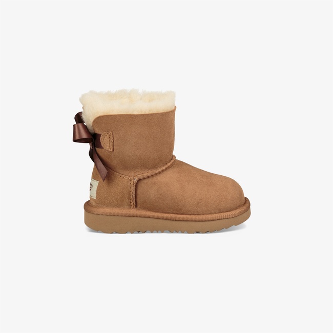  UGG Mini Bailey Bow Çocuk Kahverengi Bot