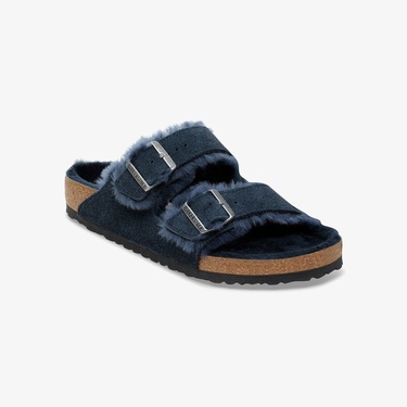  Birkenstock Arizona VL Shearling Kadın Lacivert Terlik