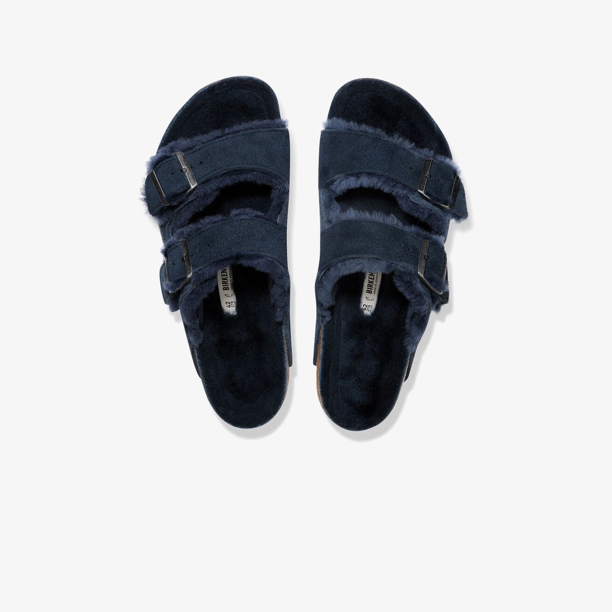 Birkenstock Arizona VL Shearling Kadın Lacivert Terlik