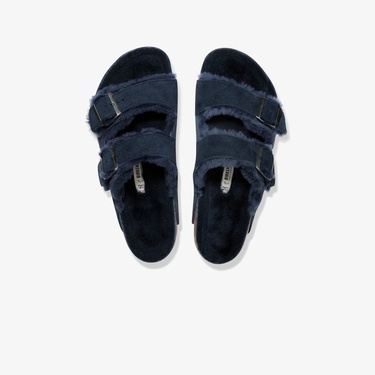  Birkenstock Arizona VL Shearling Kadın Lacivert Terlik