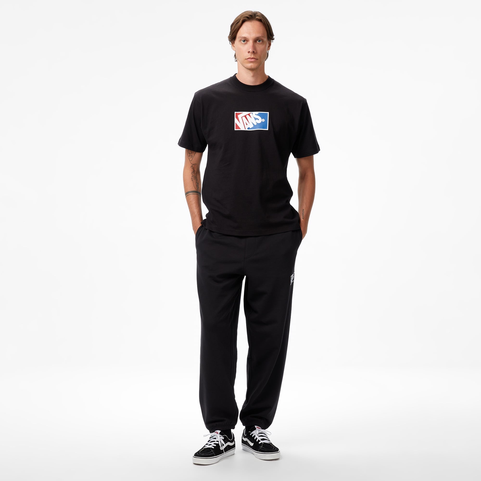 Vans Mn Blocked Box Loose Sweat Ft Erkek Siyah Pantolon