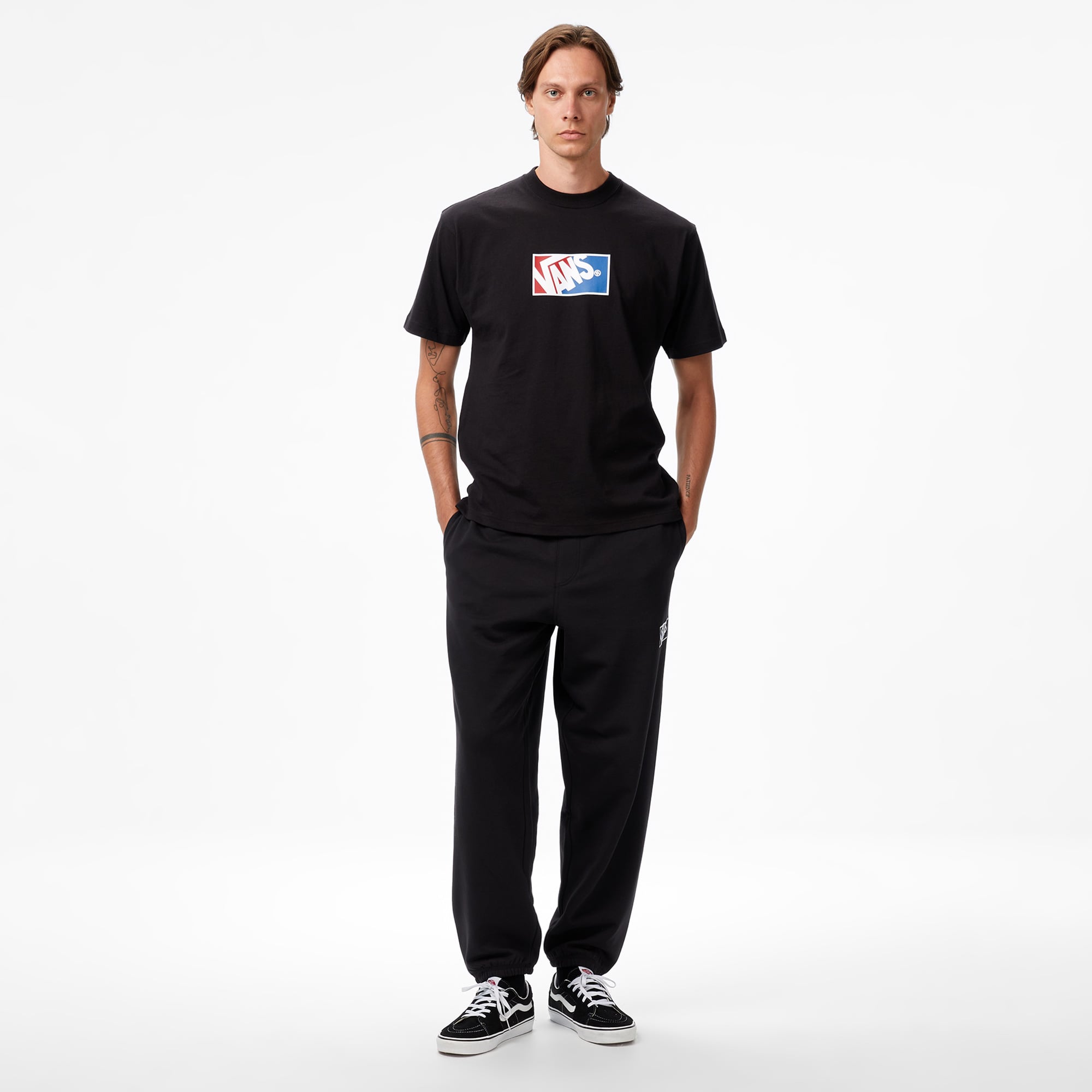  Vans Mn Blocked Box Loose Sweat Ft Erkek Siyah Pantolon