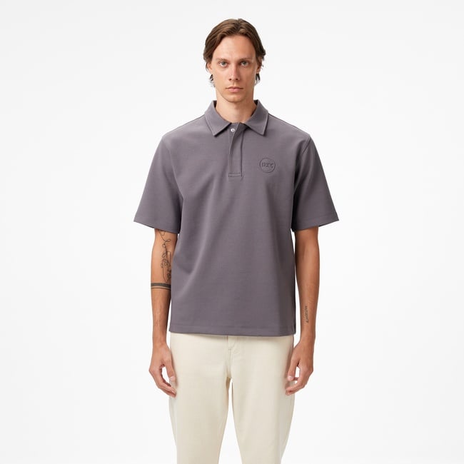  UNITED4 Classic Erkek Gri Polo