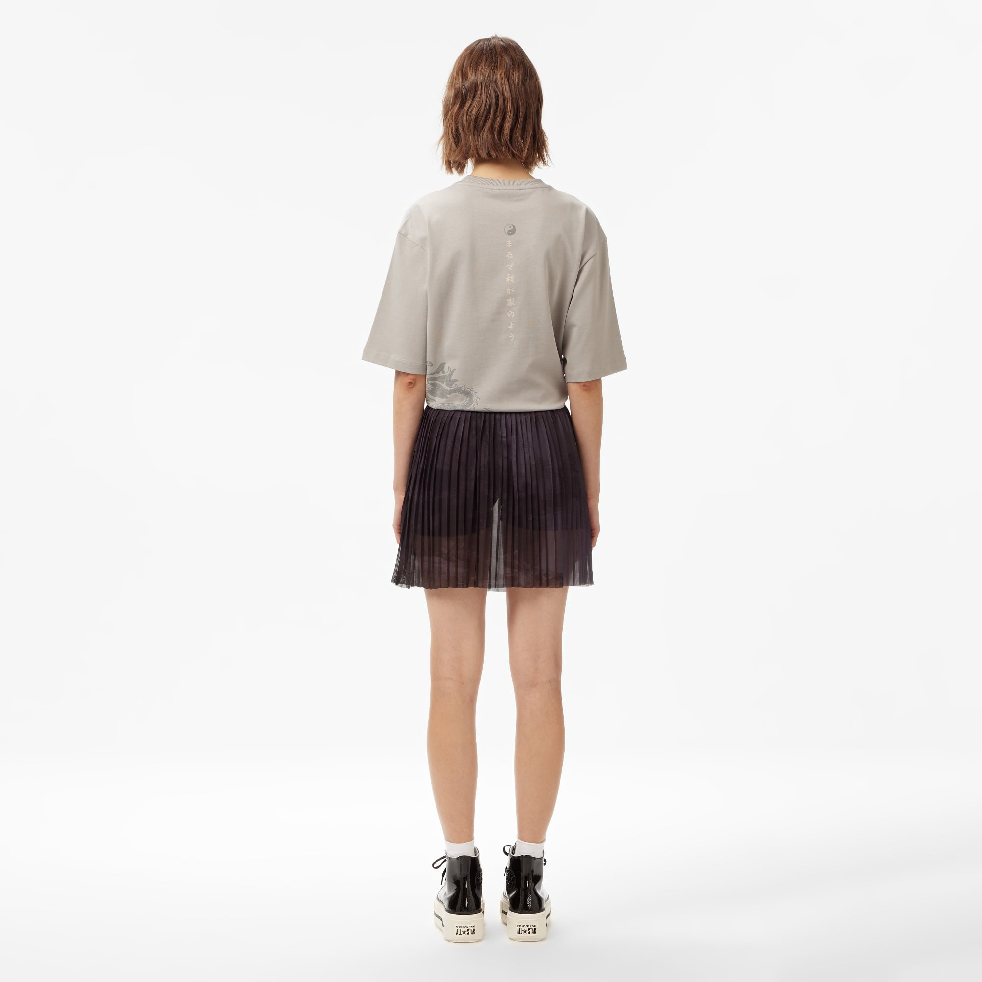 UNITED4 Kadın Gri Etek