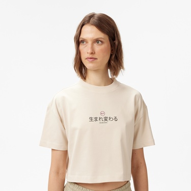  UNITED4 Classic Kadın Gri T-Shirt