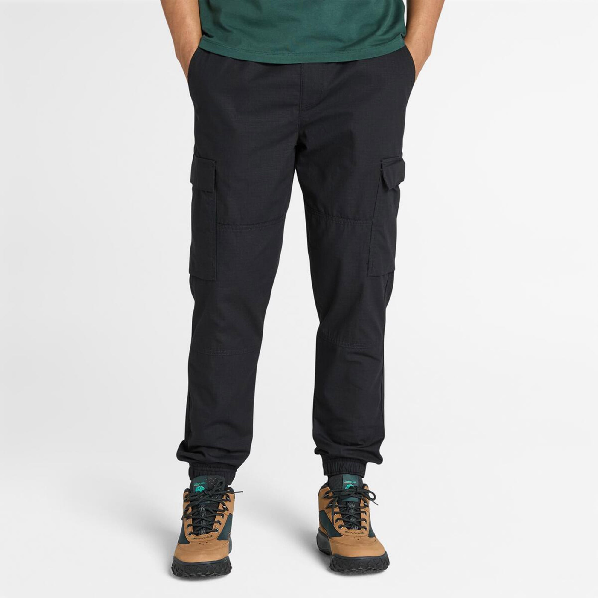 Timberland Brookline Ripstop Utility Cargo Jogger Erkek Siyah Pantolon