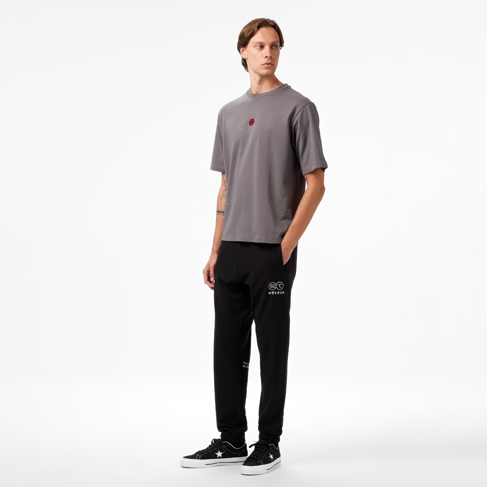 UNITED4 Classic Erkek Gri T-Shirt