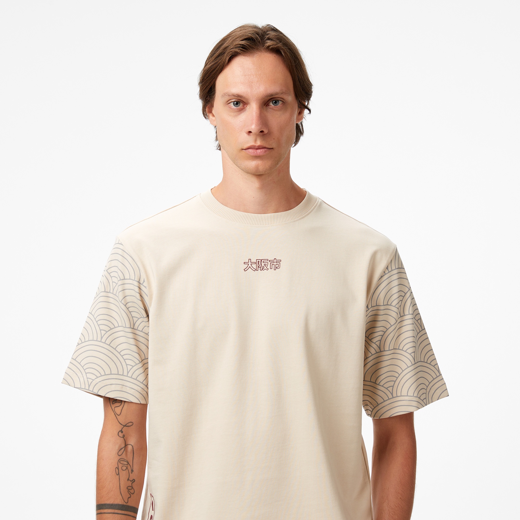 UNITED4 Classic Erkek Gri T-Shirt