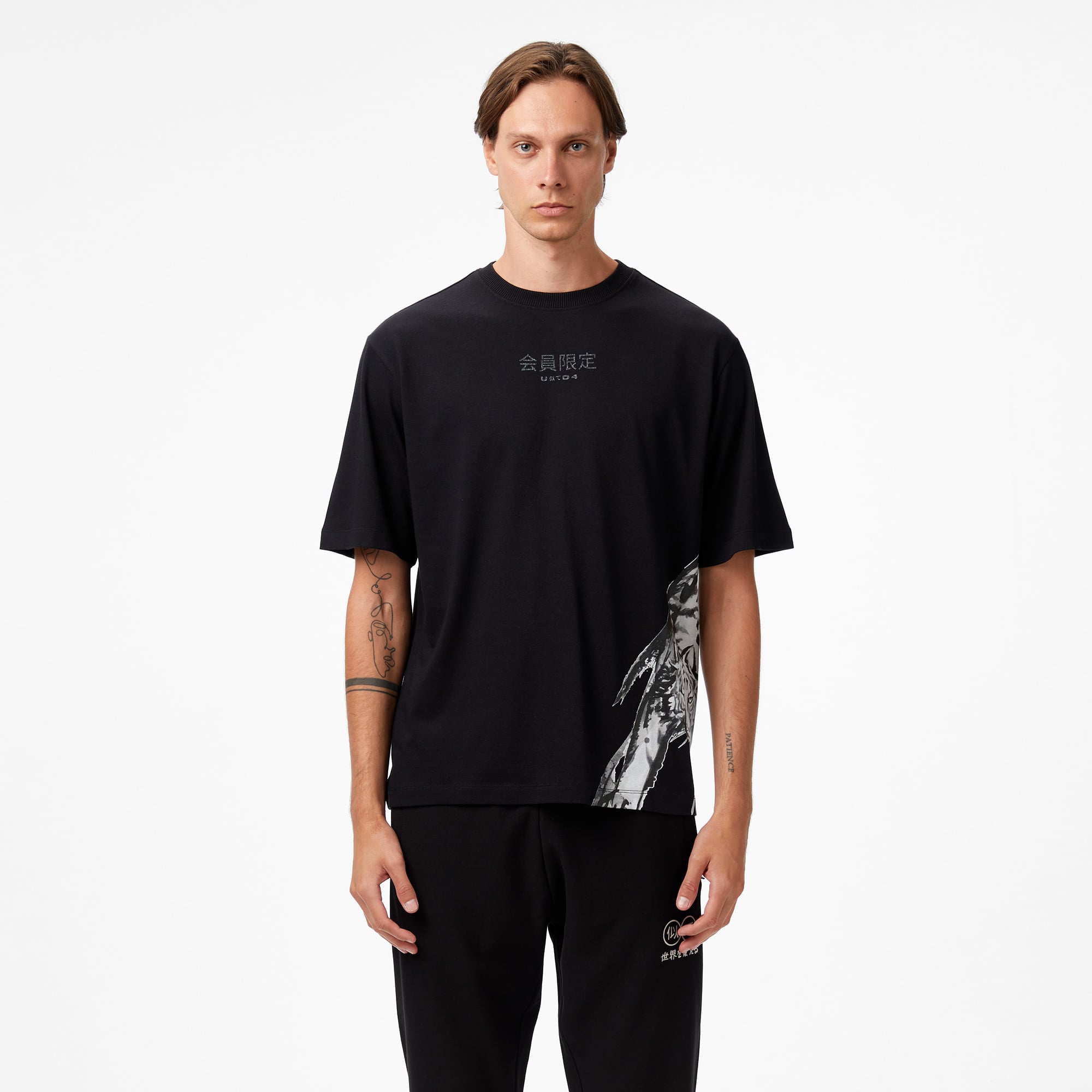  United4 Classic Erkek Siyah T-Shirt