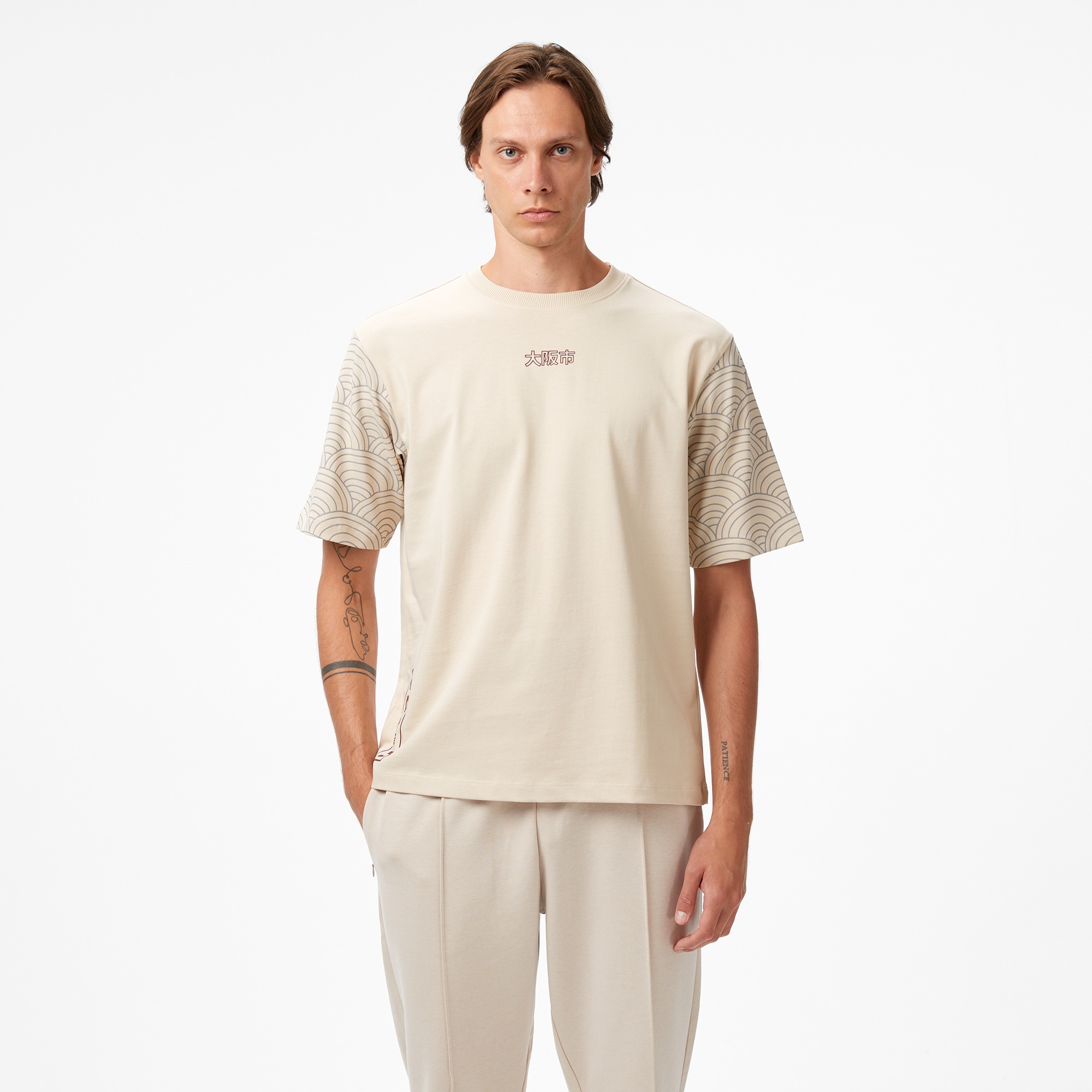 UNITED4 Classic Erkek Gri T-Shirt