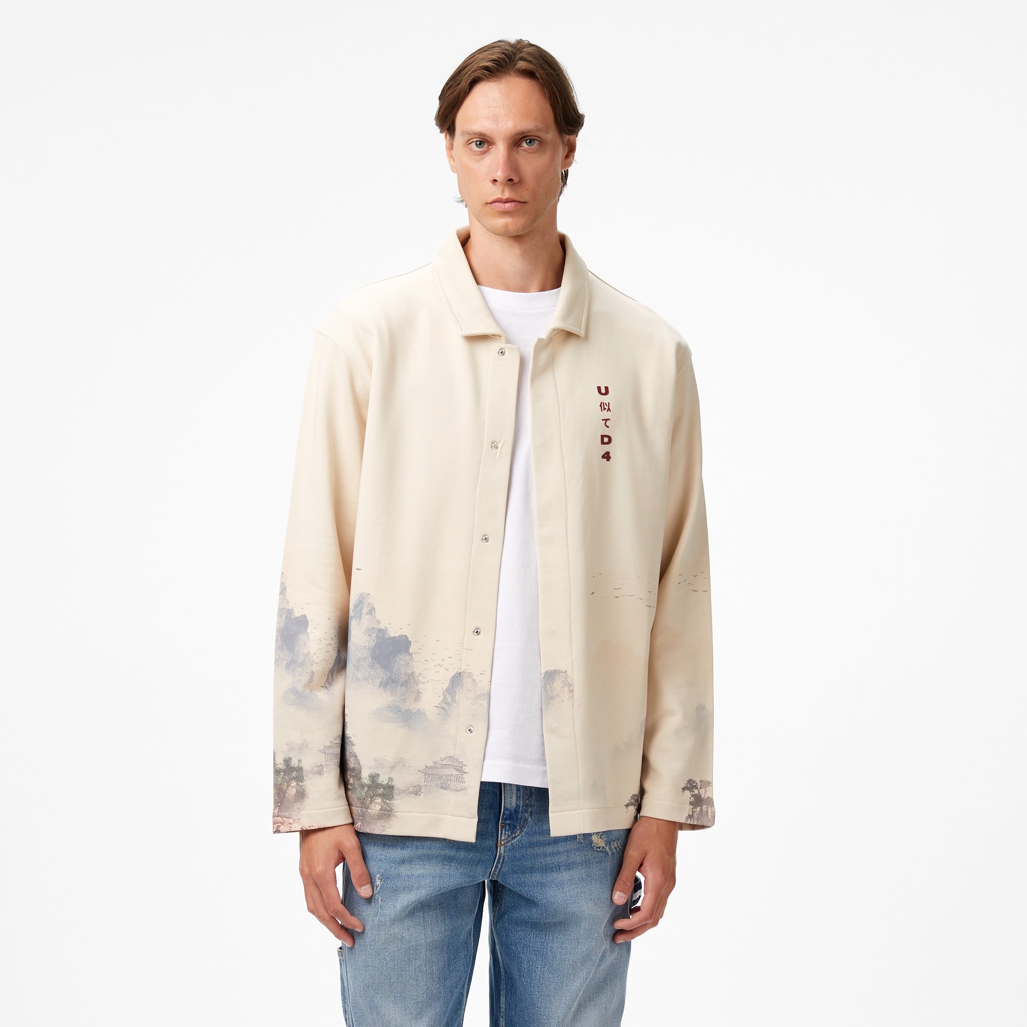 UNITED4 Classic Erkek Krem Gömlek