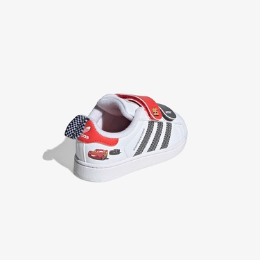  adidas Pixar Cars Superstar II Comfort Closure Beyaz Çocuk Ayakkabı