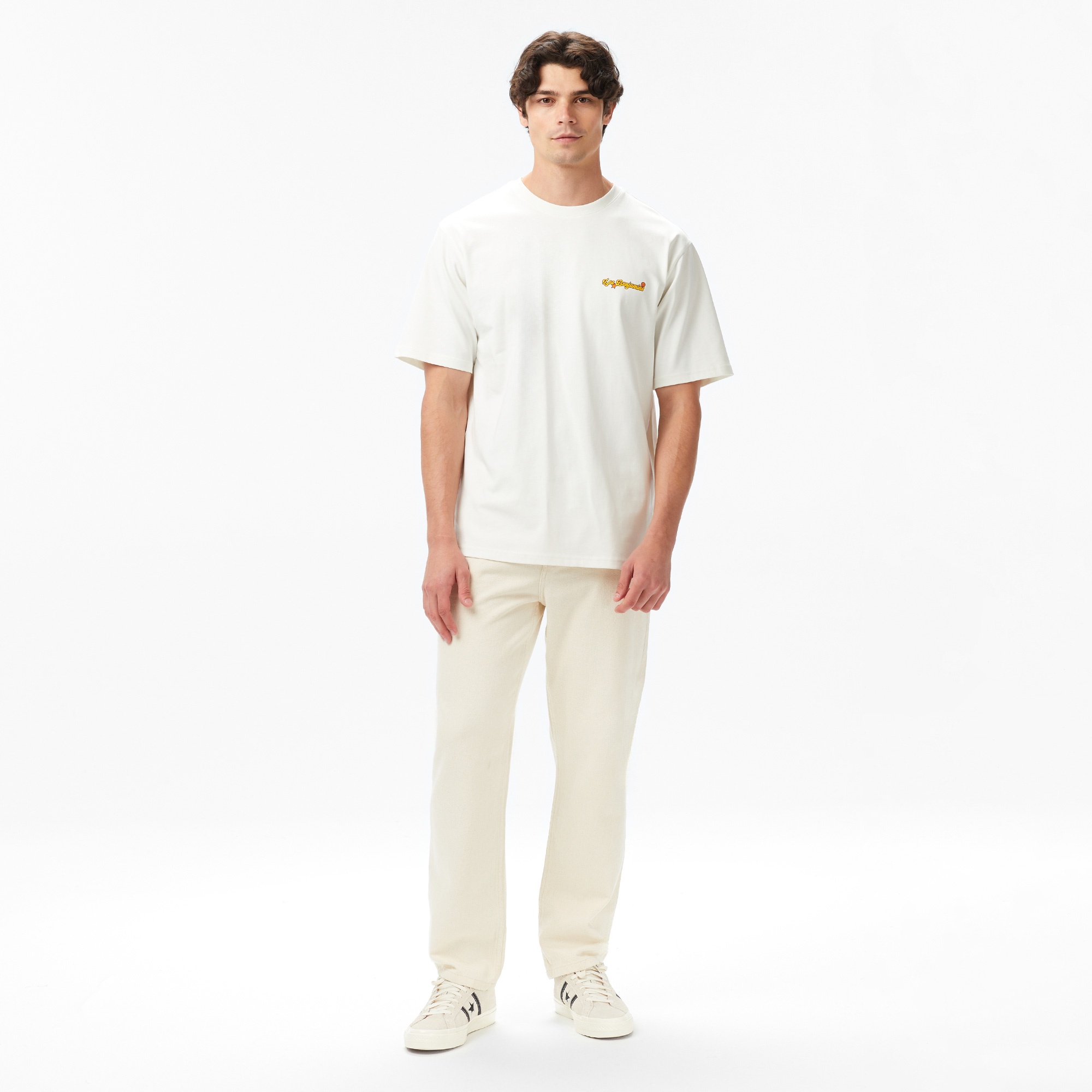 Les Benjamins Erkek Beyaz T-Shirt