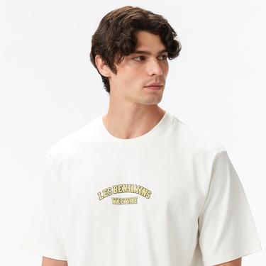  Les Benjamins Erkek Beyaz T-Shirt