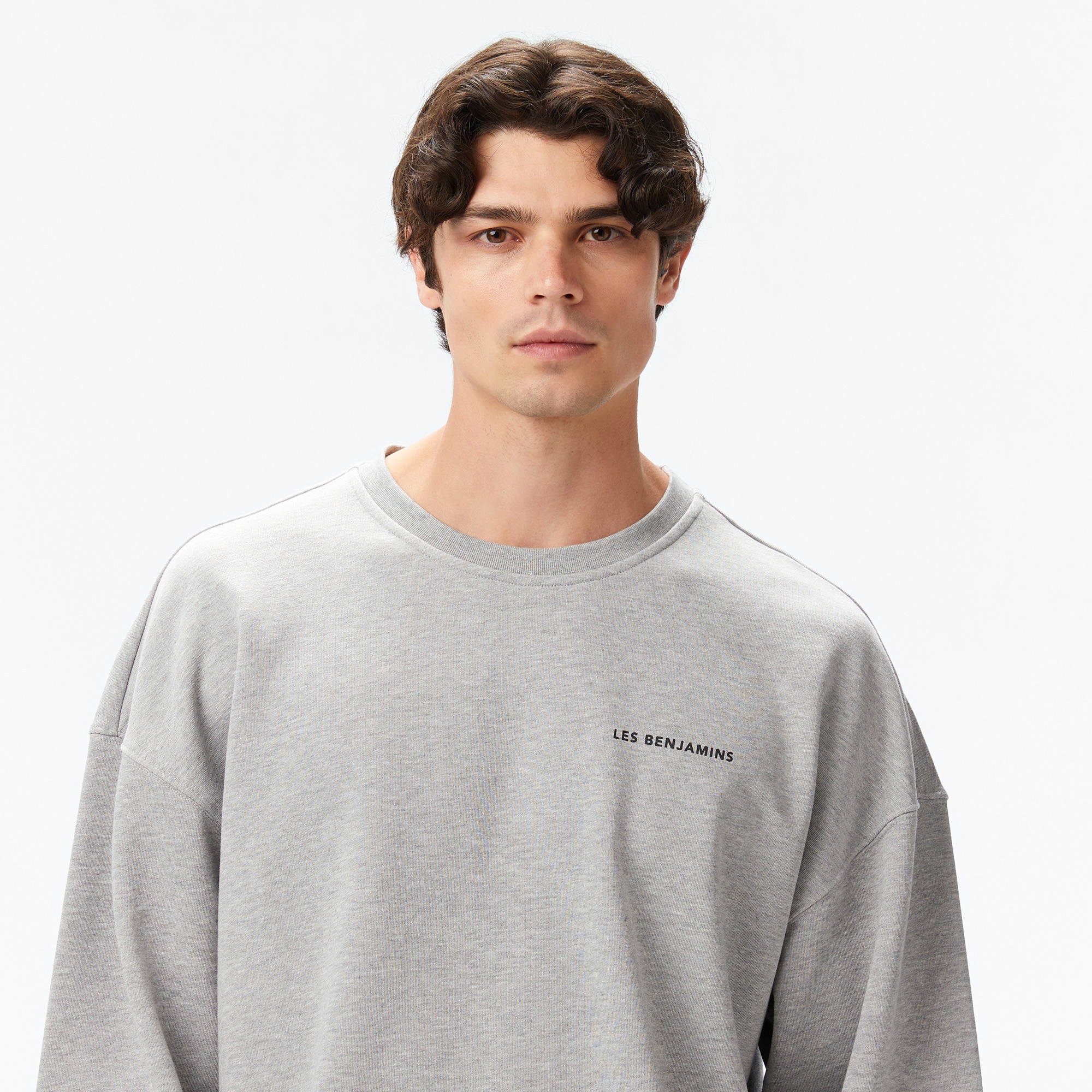 Les Benjamins Erkek Gri Sweatshirt