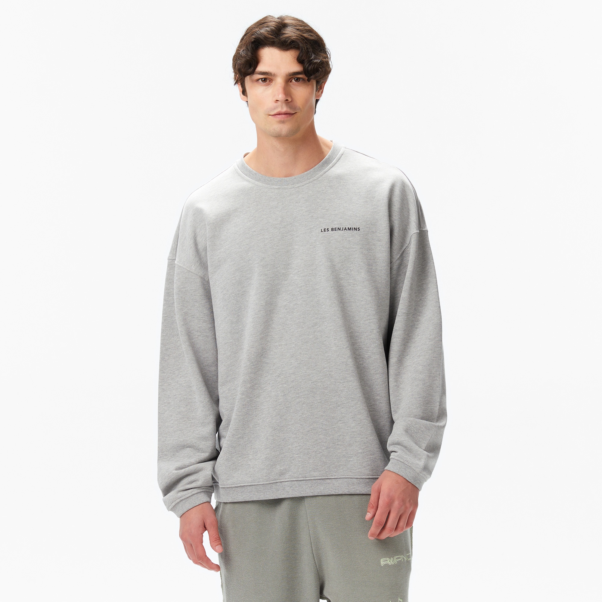 Les Benjamins Erkek Gri Sweatshirt