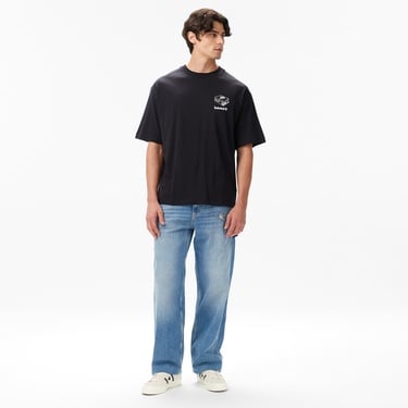  Timberland 'My Boots'' Short Sleeve Erkek Siyah T-Shirt