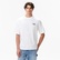 Timberland Rugged Mountaın" Back Graphıc Erkek Beyaz T-Shirt