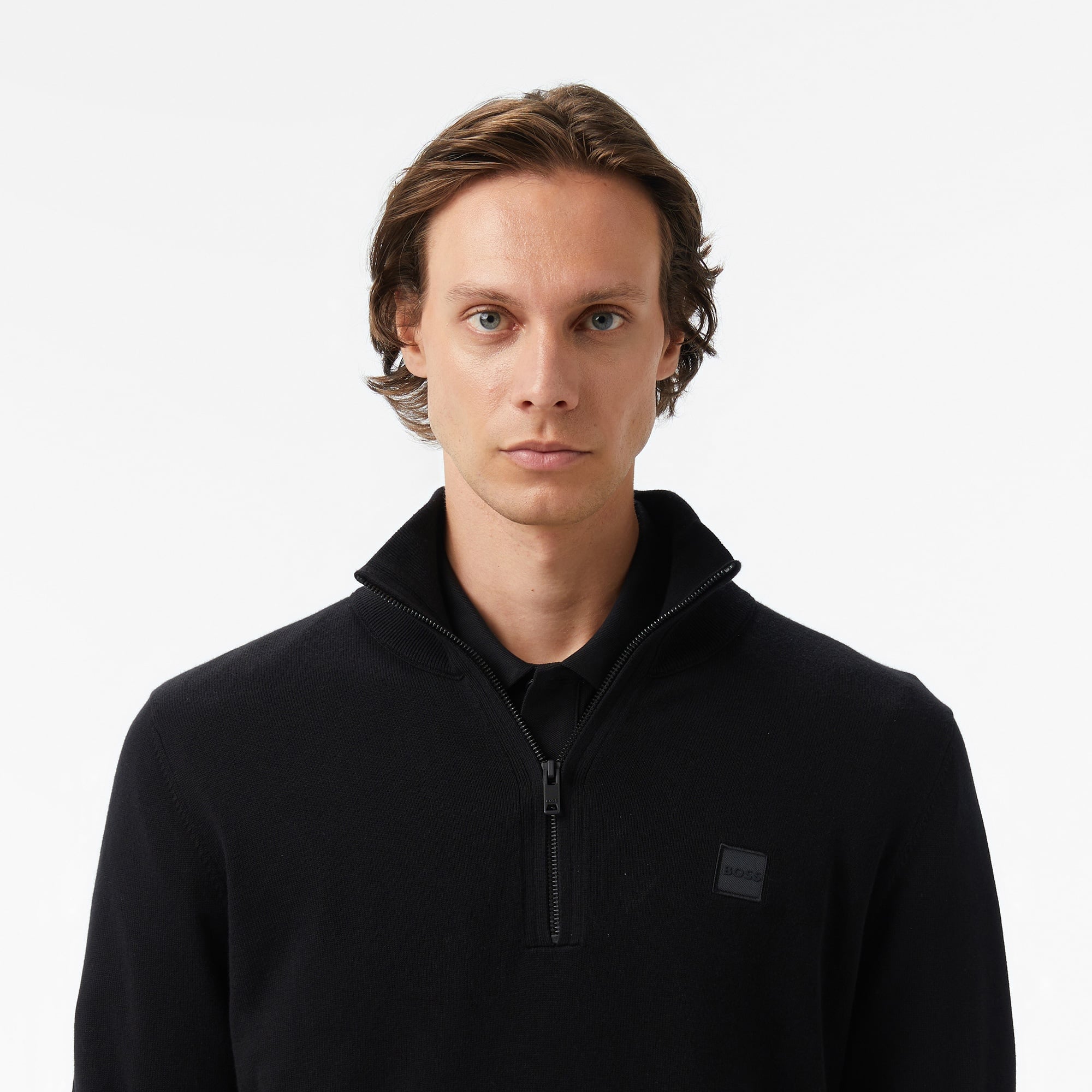 Boss Erkek Siyah Triko