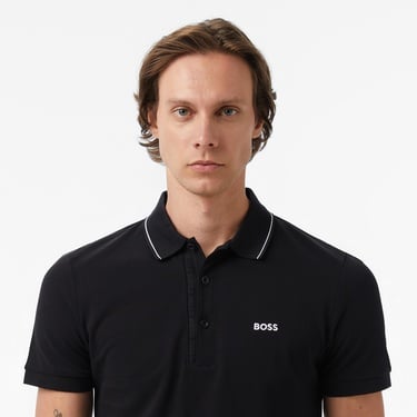  Boss Paule 4 Erkek Siyah Polo
