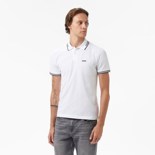  Boss Paul Erkek Beyaz Polo