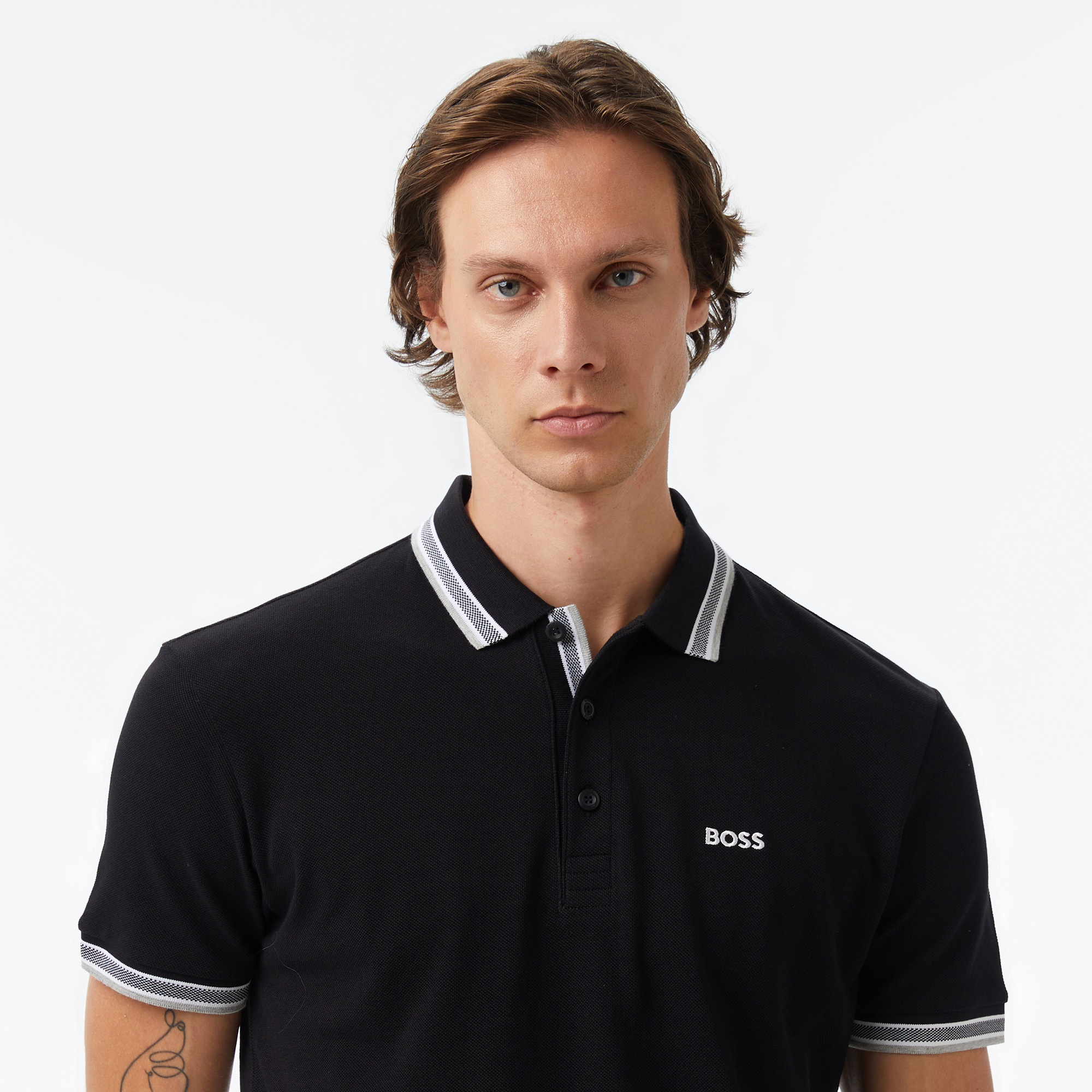 Boss Paddy Erkek Siyah Polo