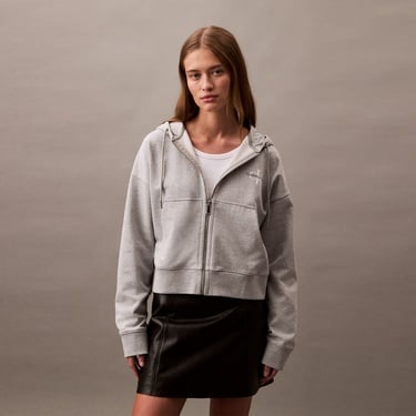  Calvin Klein Monologo Kadın Gri Sweatshirt