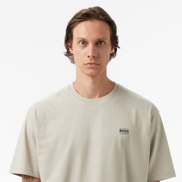  Boss Erkek Açık Bej T-Shirt