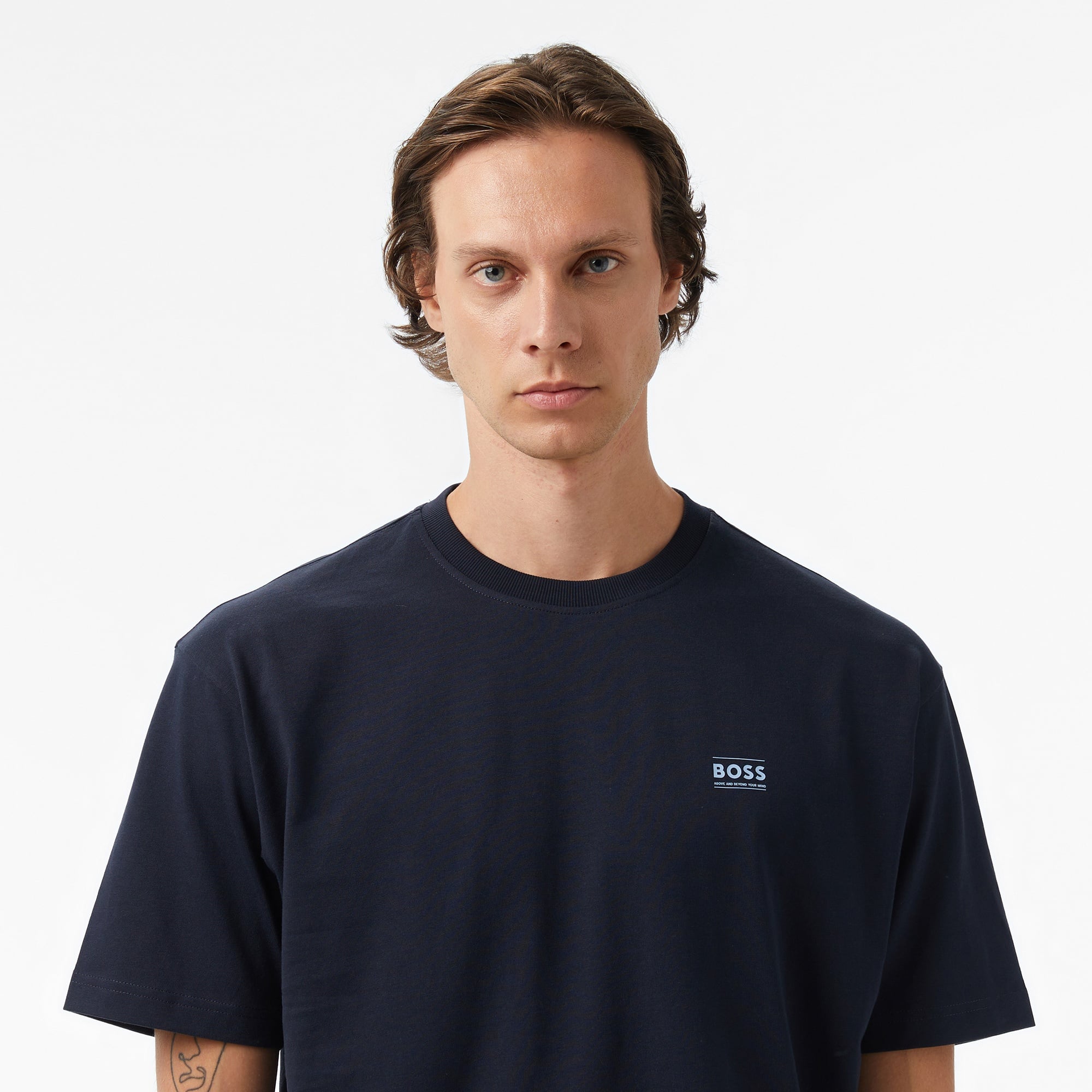 Boss Erkek Koyu Mavi T-Shirt