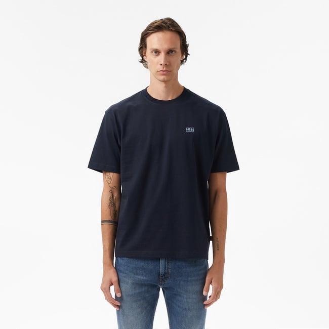  Boss Erkek Koyu Mavi T-Shirt