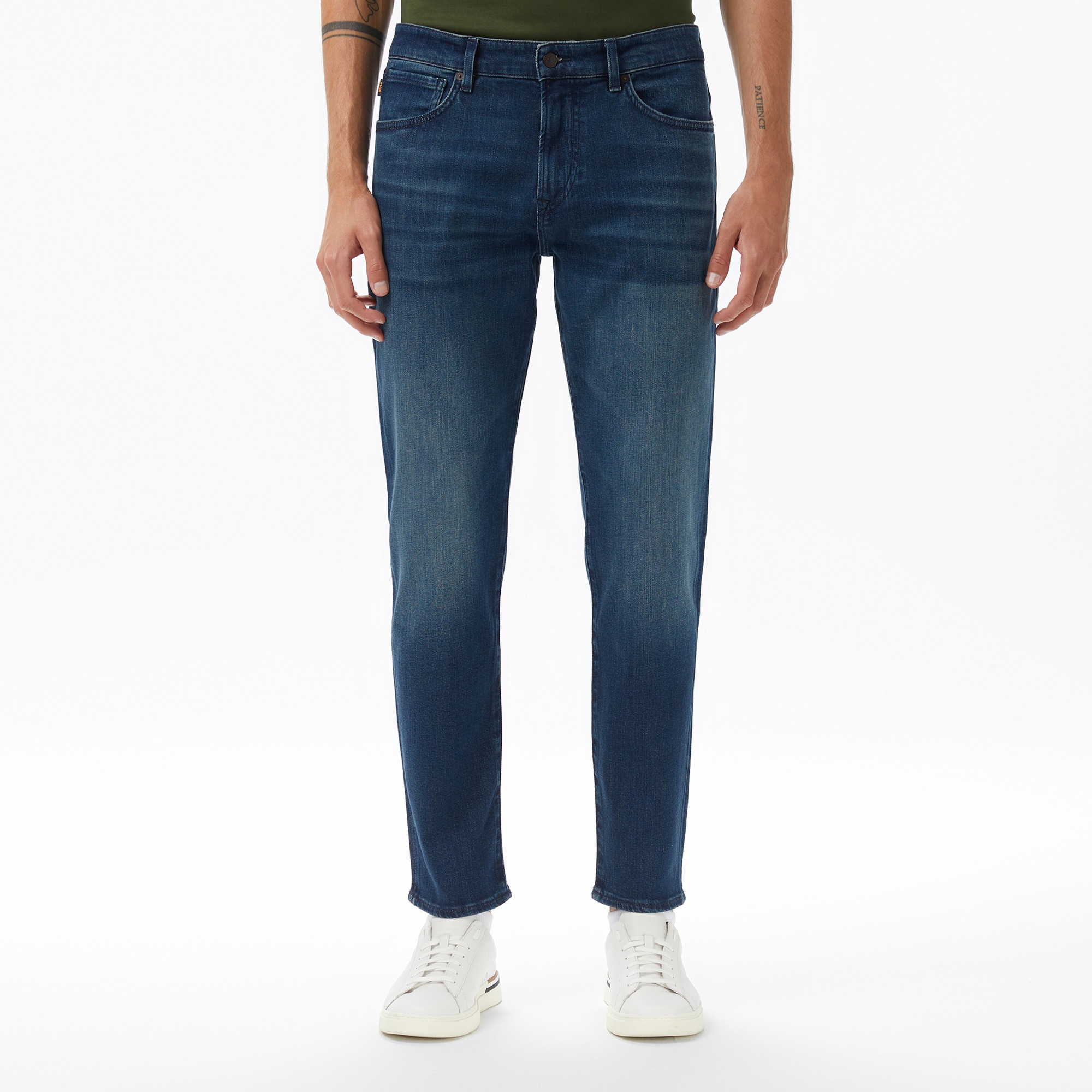 Boss Maine Erkek Lacivert Jean