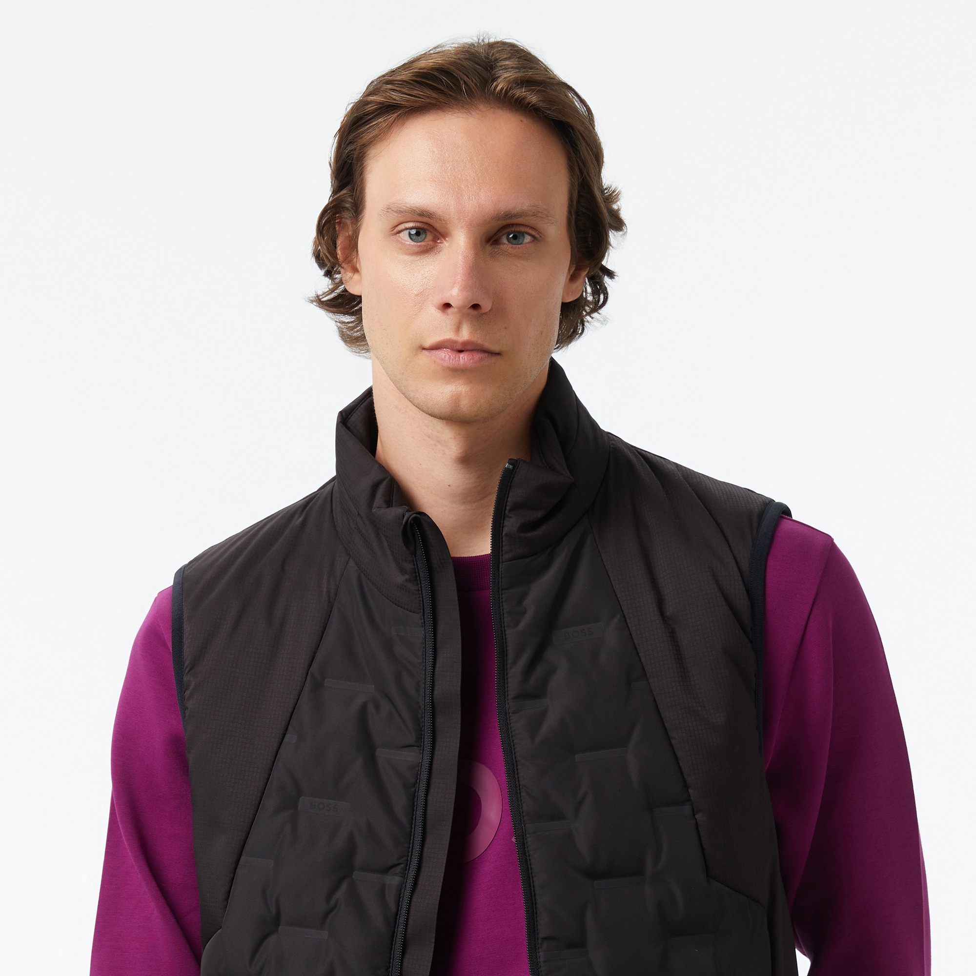 Boss Down Erkek Siyah Yelek