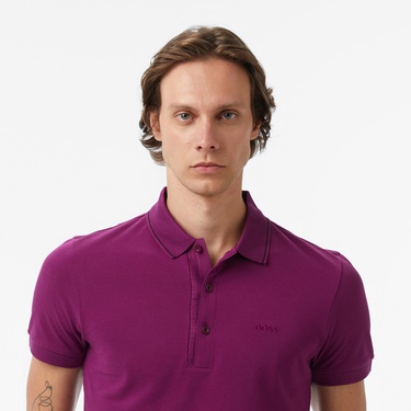  Boss Paule 4 Erkek Açık Pembe Polo