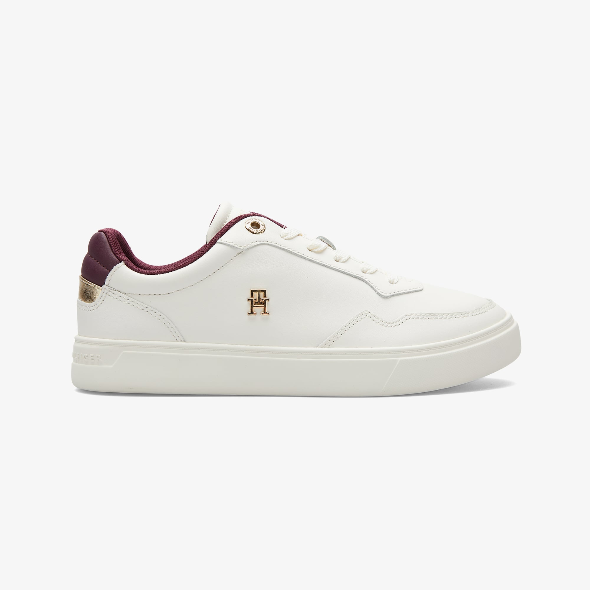 Tommy Hilfiger Essential Elevated Court Kadın Beyaz Sneaker - Görsel 2