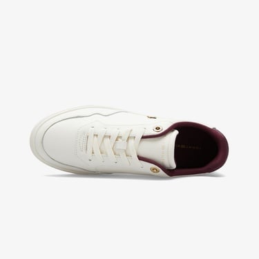  Tommy Hilfiger Essential Elevated Court Kadın Beyaz Sneaker